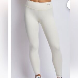 Ecomoss Medium Compression Legging, Alabaster White